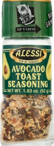 Alessi Tip n' Grind Avocado Toast Seasoning Grinder, 1.83 oz (Pack of 2)