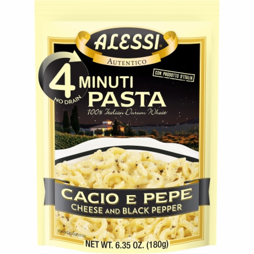 Alessi® Authentic Cheese & Black Pepper 4 Minute Pasta Perspective: front