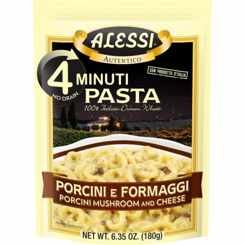 Alessi Porcini Mushroom & Cheese 4 Minute Pasta Perspective: front
