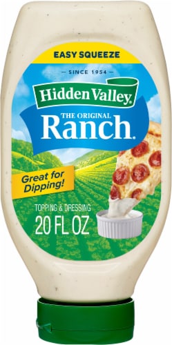 Hidden Valley Easy Squeeze Original Ranch Salad Dressing & Topping Perspective: front