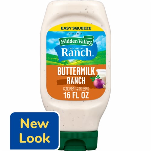 Hidden Valley Buttermilk Ranch Salad Dressing & Topping Perspective: front
