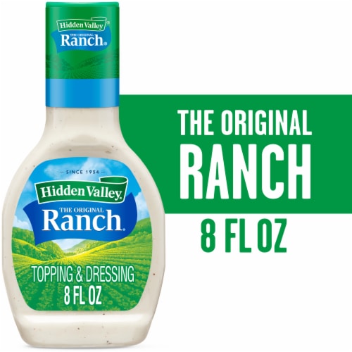 Hidden Valley Original Ranch Salad Dressing and Topping Perspective: front