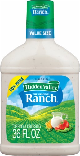  Hidden Valley Ranch Dressing & Dipping Sauce, Ranch Dressing  and Pizza Topping, Gluten Free Salad Dressing, 24 Ounces : Home & Kitchen