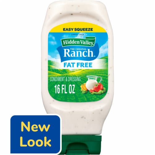 Hidden Valley Original Ranch Fat Free Salad Dressing & Topping Perspective: front