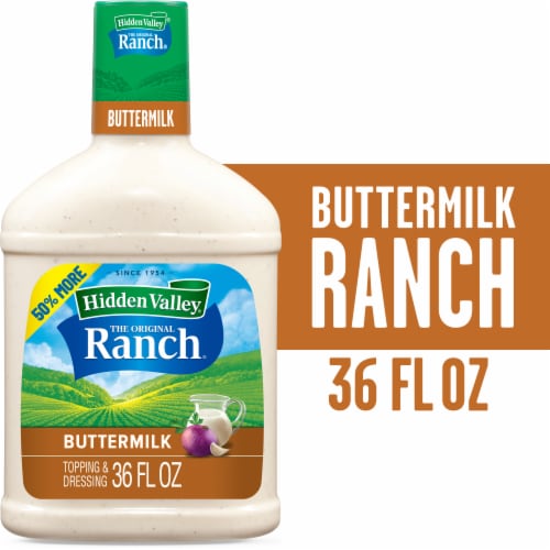 Hidden Valley Buttermilk Ranch Topping and Dressing Perspective: front