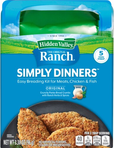 Hidden Valley Simply Dinners Breading Prep Kit Perspective: front