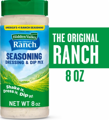 Hidden Valley Original Ranch Salad Dressing and Seasoning Mix Canister Perspective: front