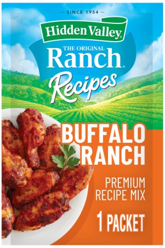 Hidden Valley Ranch Night! Buffalo Ranch Seasoning Mix Perspective: front