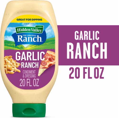 Hidden Valley Garlic Ranch Dipping Sauce Topping and Dressing