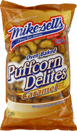 mike sells popcorn puffs