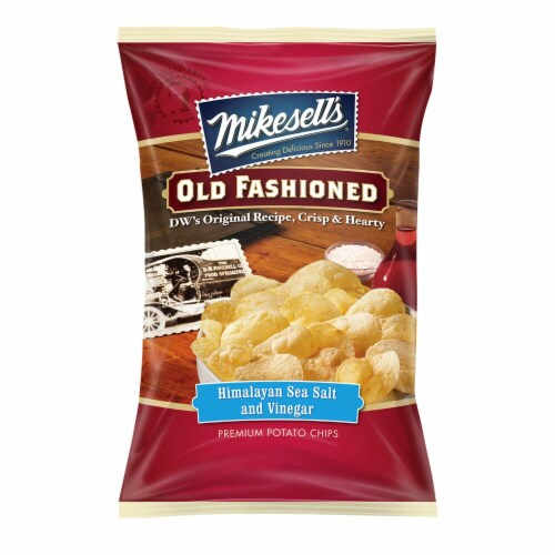 Mikesell's Himalayan Sea Salt & Vinegar Potato Chips Perspective: front