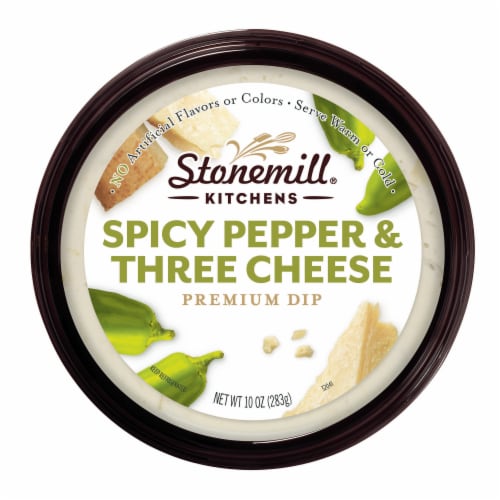 Stonemill® Kitchens Spicy Pepper & Three Cheese Premium Dip Perspective: front