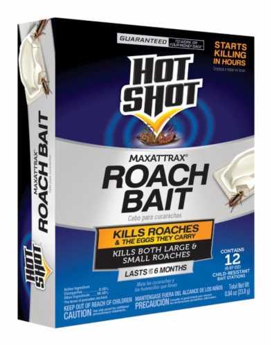 Hot Shot MaxAttrax Roach Bait Station 12 pk