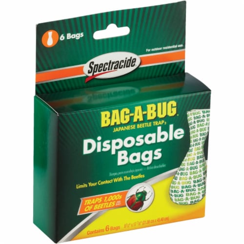 Spectracide Bag-A-Bug Plastic Japanese Beetle Trap Replacement Bag (6-Pack) Perspective: front
