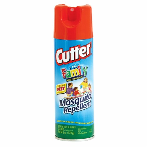 Cutter All Family 6 Oz. Insect Repellent Aerosol Spray HG-54055 Perspective: front