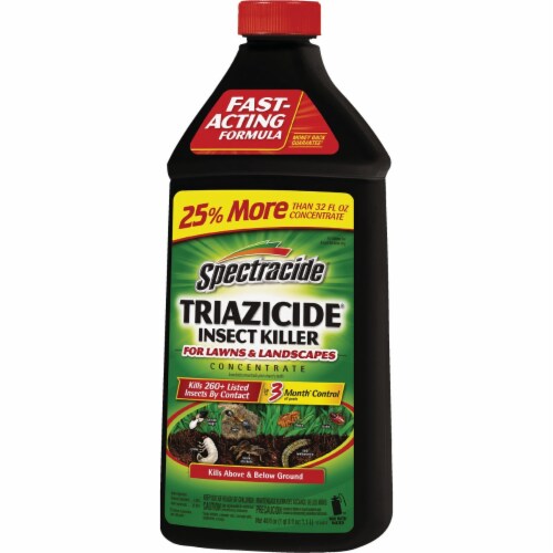 Spectracide Triazicide 40 Oz. Concentrate Insect Killer For Lawns Landscapes 1 Foods Co