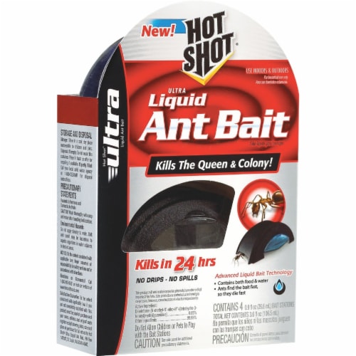 Hot Shot Ultra 3.6 Oz. Liquid Ant Bait Station (4-Pack) HG-95762, 3.6Oz. -  Jay C Food Stores