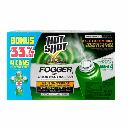 Hot Shot® Fogger with Odor Neutralizer Insecticide Perspective: front