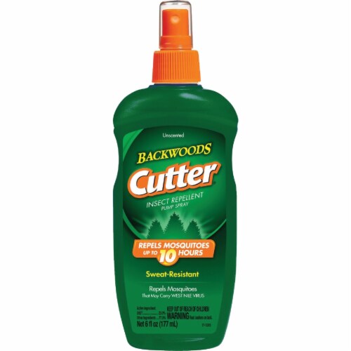 Cutter® Backwoods Insect Repellent Unscented Pump Spray Perspective: front