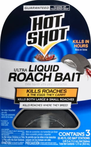 Hot Shot® Liquid Roach Bait, 3 ct / 10.22 oz - Pay Less Super Markets