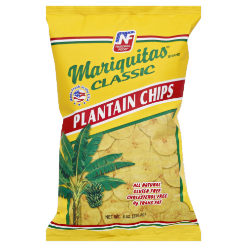 National Food Mariquitas Classic Plantain Chips Perspective: front
