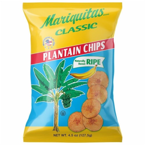 Mariquita's Plantain Ripe Chips Perspective: front