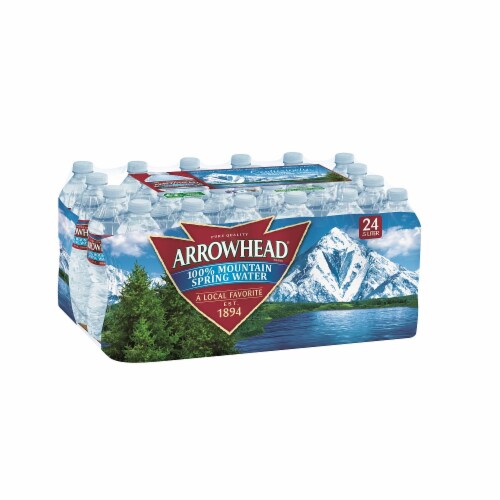 Arrowhead® Mountain Spring Bottled Water Perspective: front