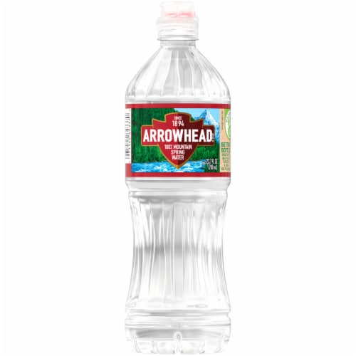 Arrowhead® Mountain Spring Bottled Water Perspective: front