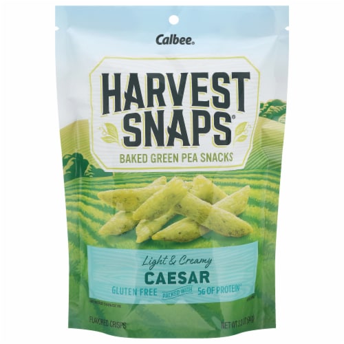 Harvest Snaps Caesar Green Pea Snack Crisps, 3.3 oz - Pay Less Super Markets