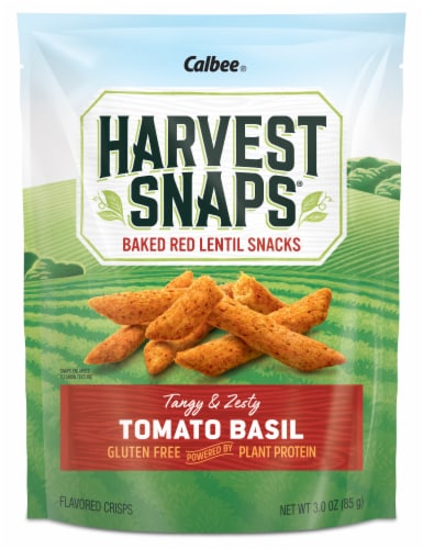 Calbee Gluten Free Organic Harvest Snaps Baked Green Pea Snacks Sea Salt --  3 oz - Vitacost