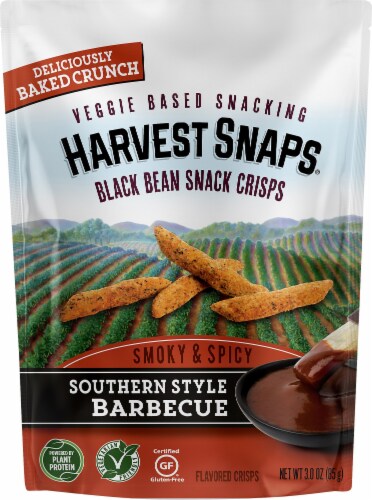 Harvest Snaps® Southern Style Barbecue Black Bean Snack Crisps, 3 oz -  Kroger