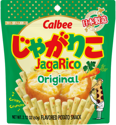 Calbee Crispy & Crunchy Original JagaRico Perspective: front