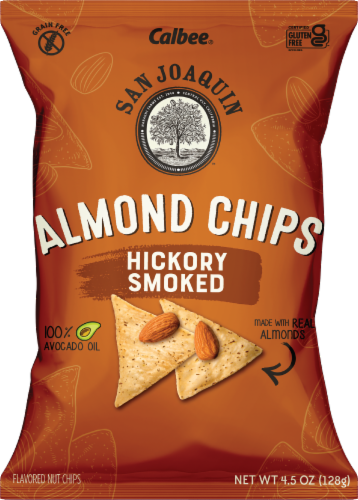 San Joaquin Almond Nut Hickory Smoked Chips Perspective: front