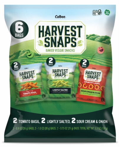 Havest Snaps® Baked Veggie Snacks Variety Pack Perspective: front