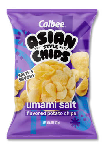 Calbee® Asian Style Umami Salt Potato Chips Perspective: front