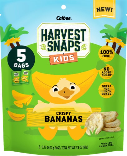 Calbee® Harvest Snaps® Kids Crispy Bananas Perspective: front
