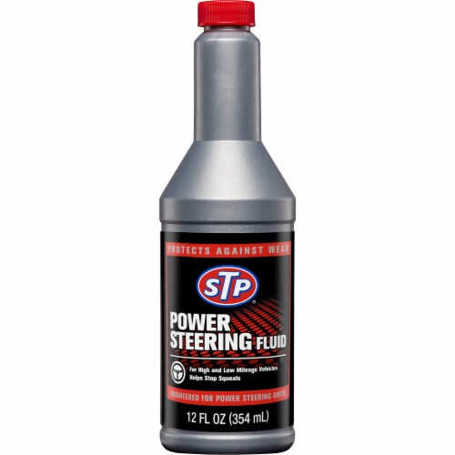 STP Power Steering Fluid Perspective: front