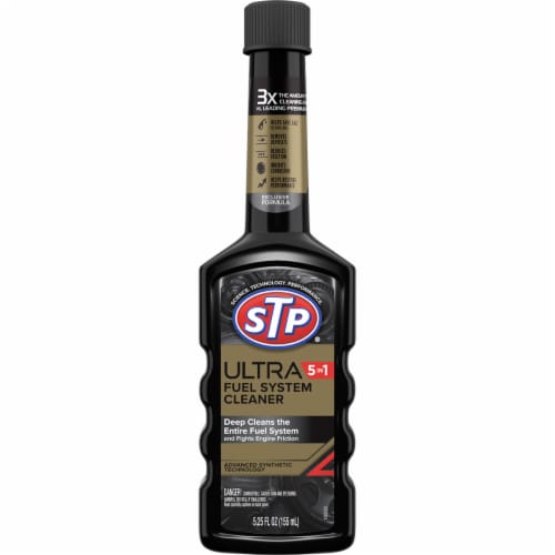 STP® Ultra 5 in 1 Fuel System Cleaner Perspective: front