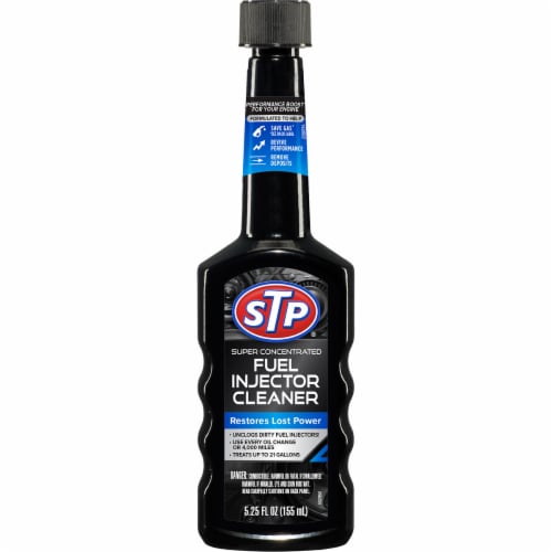 STP® Super Concentrated Fuel Injector Cleaner Perspective: front