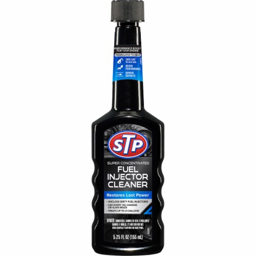STP® Super Concentrated Fuel Injector Cleaner Perspective: front