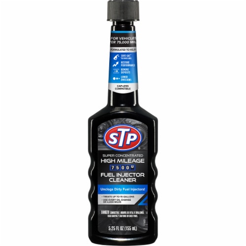 STP® Super Concentrated High Mileage Fuel Injector Cleaner Perspective: front