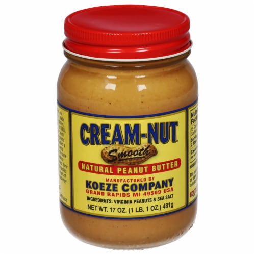 Cream-Nut® Natural Smooth Peanut Butter Perspective: front