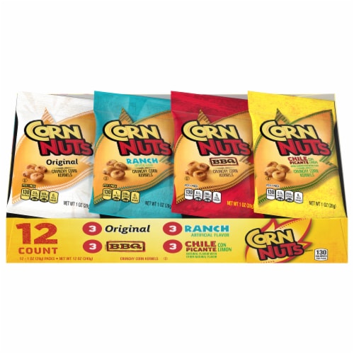 Corn Nuts® Four Flavor Variety Pack Perspective: front