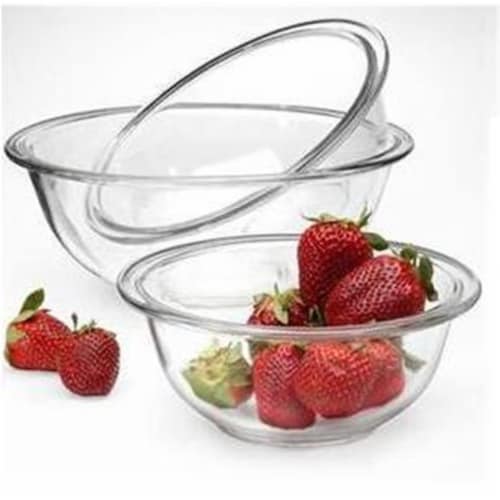 DINNERWARE 6001001 PYREX PREWARE 3pc MIXING BOWL Perspective: front