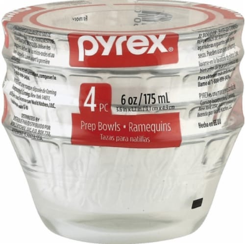 Pyrex Custard Cups Perspective: front