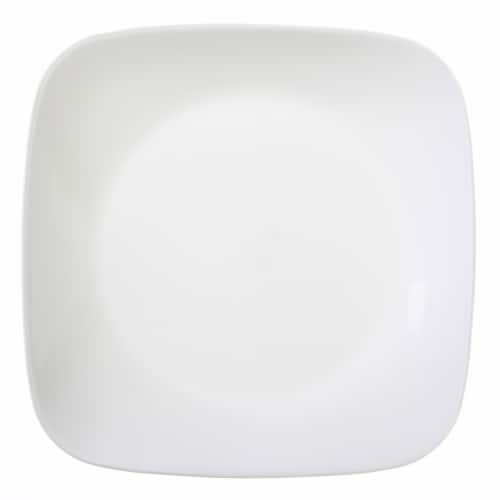 Corelle® Rounded Square Lunch Plate - Pure White Perspective: front
