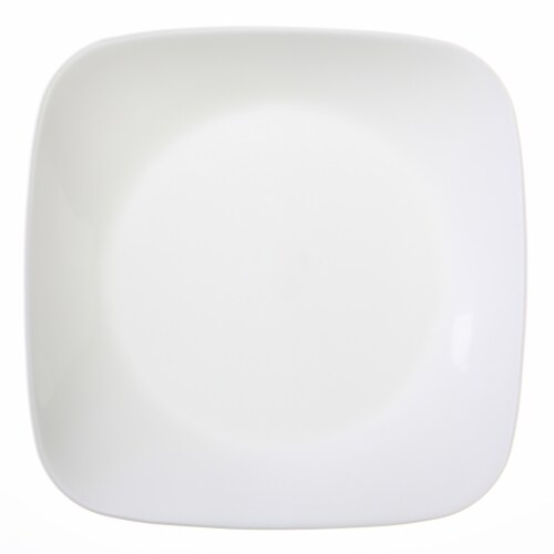 Corelle® Rounded Square Lunch Plate - Pure White Perspective: front