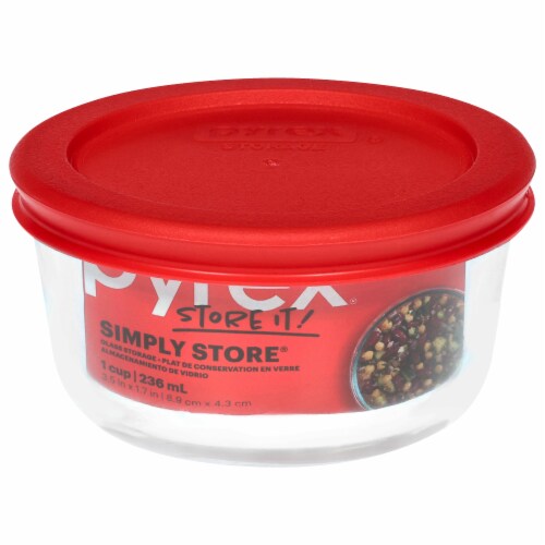 Pyrex® Simply Store™ Glass Storage Container Perspective: front