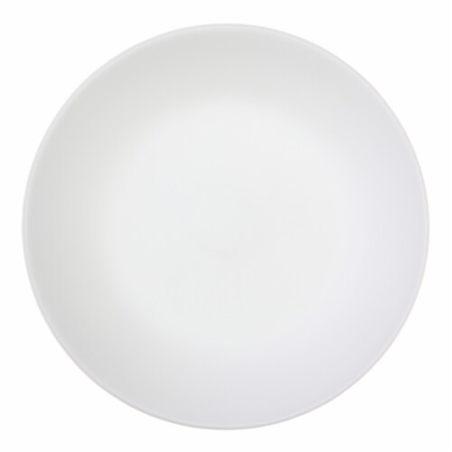 Corelle® Small Laminated Glass Plate - White Perspective: front