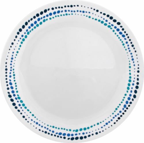 Corelle Ocean Blues Plate Perspective: front